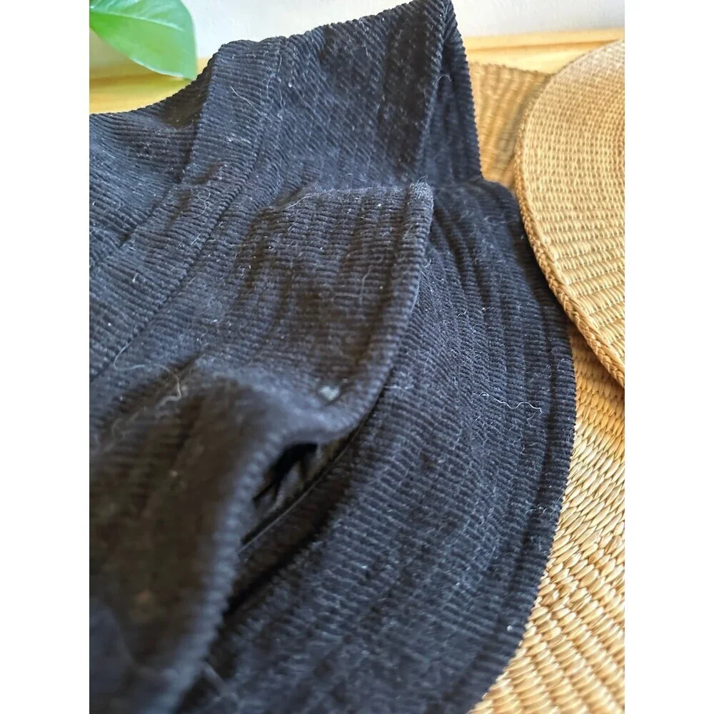 Black Cotton Bucket Hat
